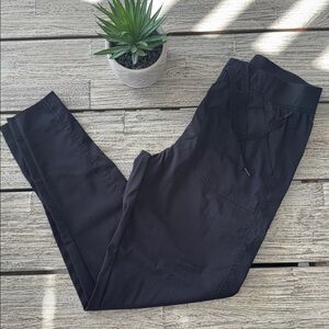 Women's Adar Stretchy Medical Scrub Jogger Pants, Black, Size Medium